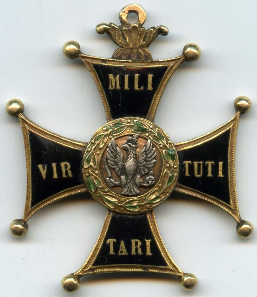 3rd class Order of Virtuti Militari made by Russian workshop workshop in 1841.jpg