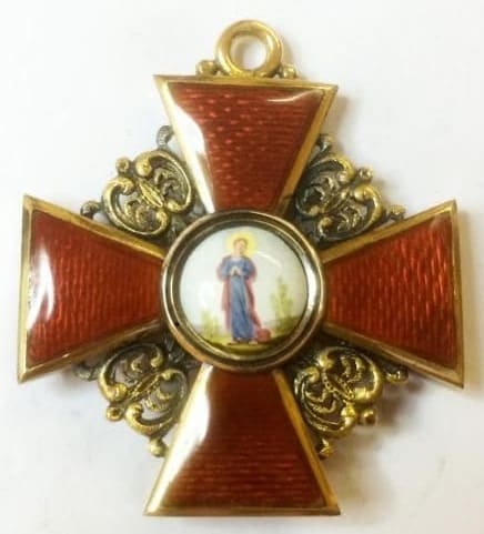 3rd class Saint Anna order cross with iconography features of Immanuel Pannasch.jpg