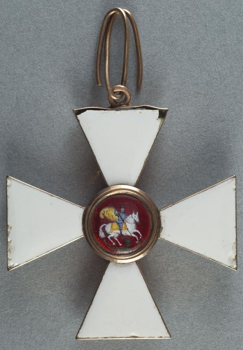 3rd class Saint George order from the flag pommel of His Majesty's Life Guards Hussar Regiment.jpg