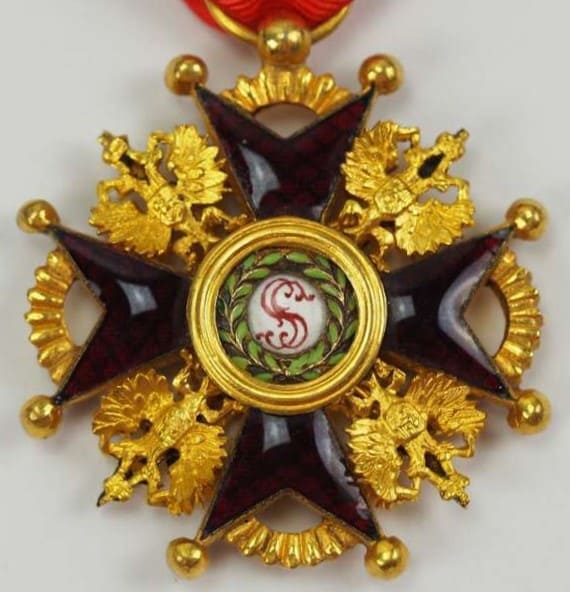 3rd class Saint Stanislaus order  made in France.jpg