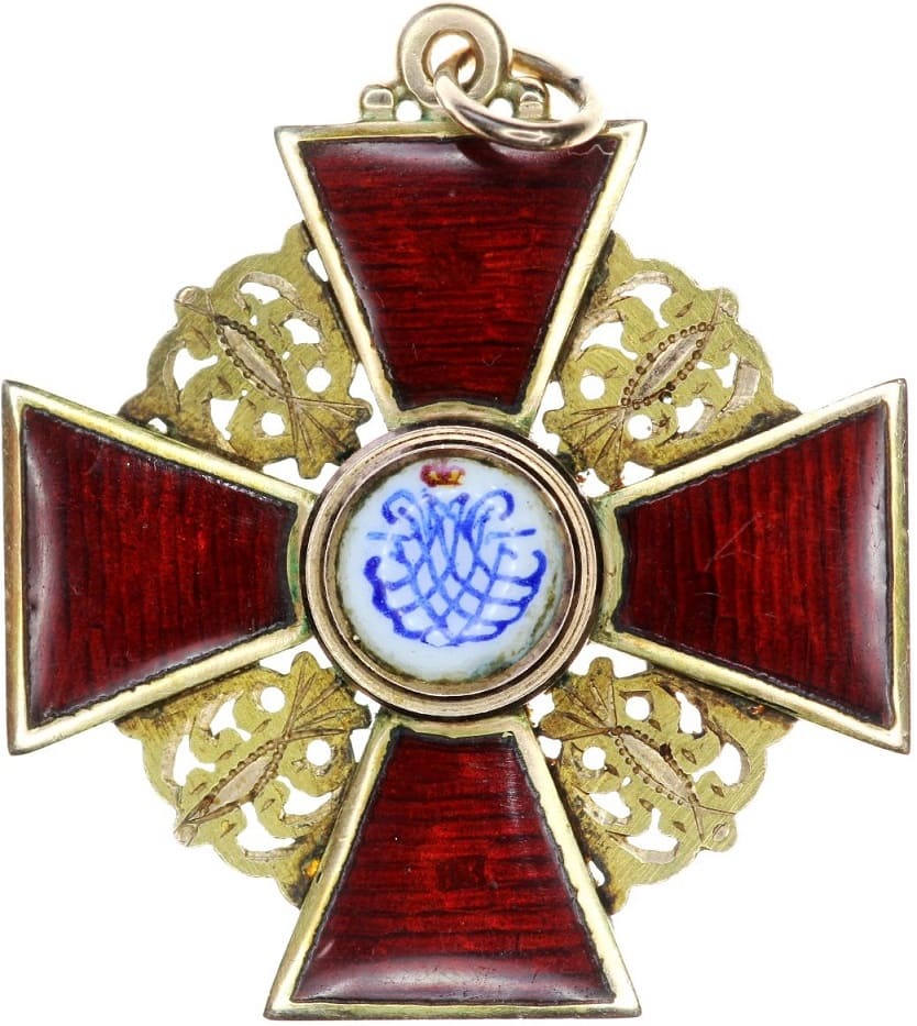 3rd class St.Anna order made by Julius Keibel.jpg