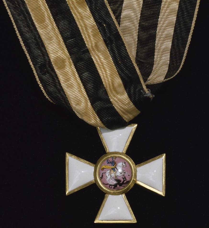 3rd class St.George Order awarded to Count Pavel Stroganov in 1807.jpg