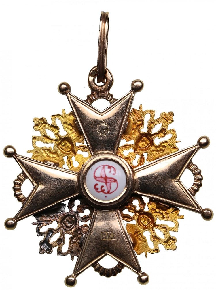 3rd  class St. Stanislaus order cross from 1899-1904 time period.jpg