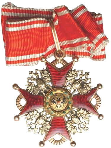 3rd class St. Stanislaus order made by IK with  fake medallions for Non-Christians.jpg
