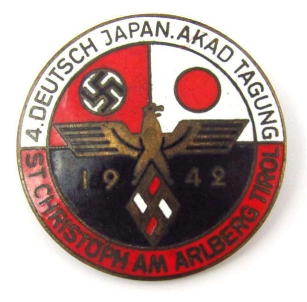 4 Deutsch Japan Akad Tagung St Christoph Am Arlberg Tinol 1942 fake badge.jpg