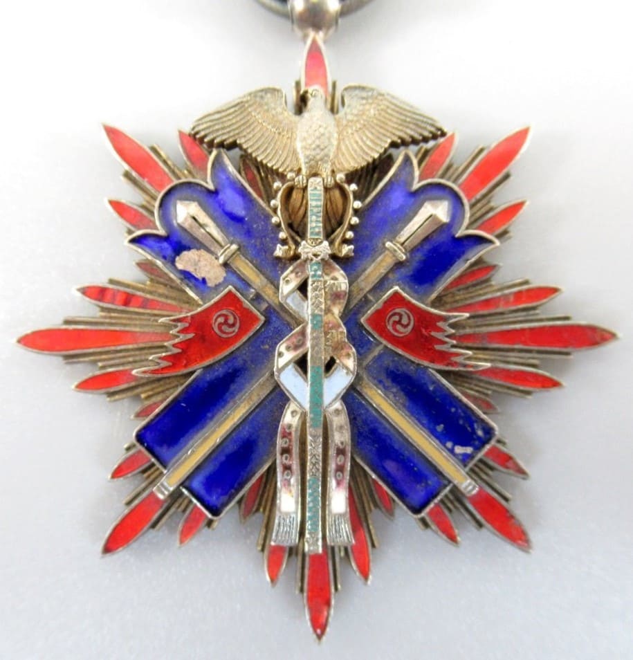4th class Order of Golden Kite awarded in 1906 to Major General Funabashi Yoshizo.jpg