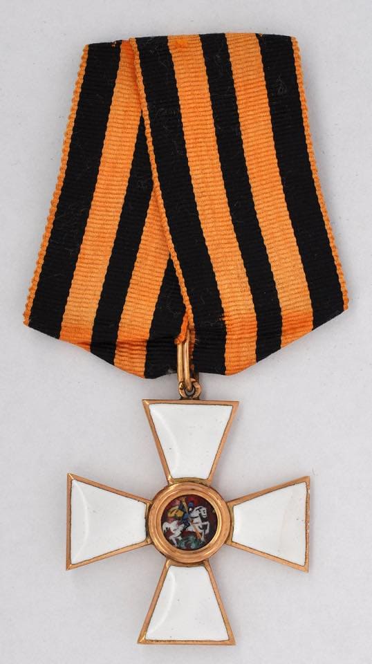 4th class Order of Saint George awarded in 1914 to Albert I of Belgium.jpg