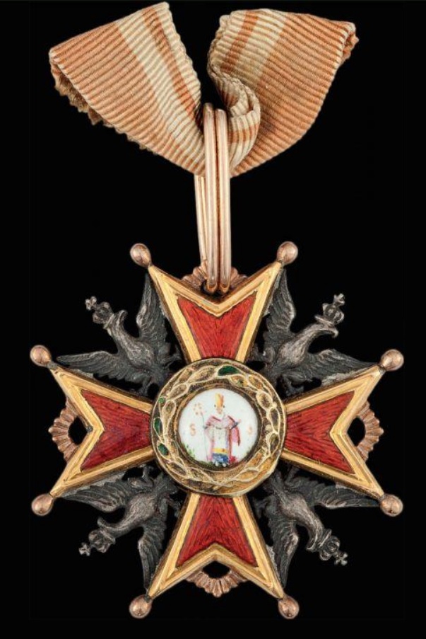 4th class Order of Saint Stanislaus awarded in 1829.jpg