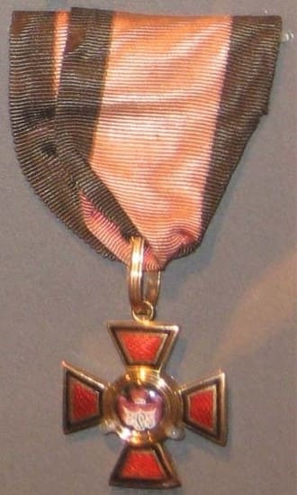 4th class Order of Saint Vladimir awarded to Lieutenant-colonel James Macdonell.jpg