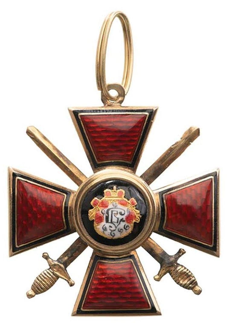 4th class Order of Saint Vladimir made by Moscow workshop IM.jpg