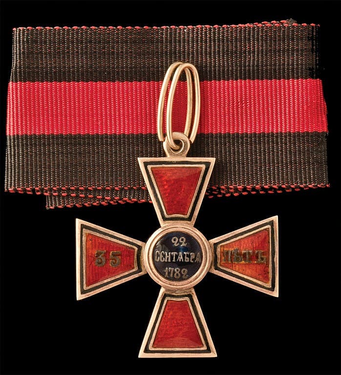 4th class Order of St.Vladimir for  35-Years Long Service made by Albert Keibel.jpg