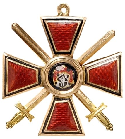 4th  class Order of St.Vladimir with Swords made by Eduard.jpg