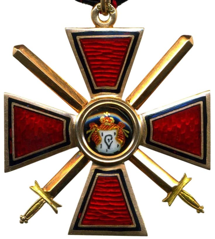 4th class Order of St.Vladimir with swords made by Julius Keibel.jpg