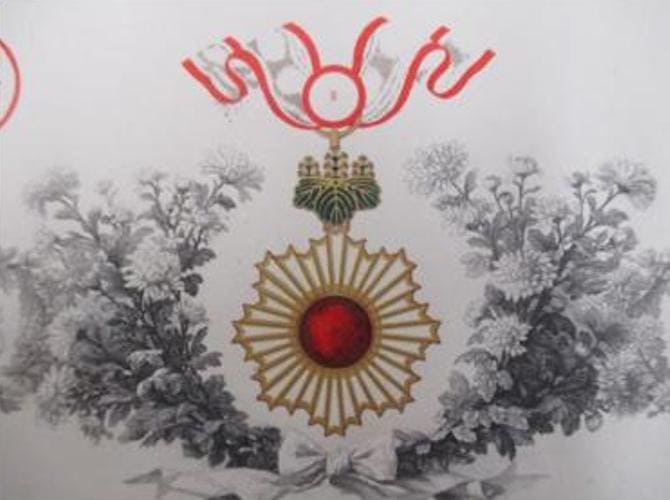 4th class Rising Sun order  awarded in  1906.jpg