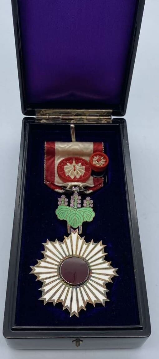 4th class Rising Sun order posthumously awarded  in 1968.jpg