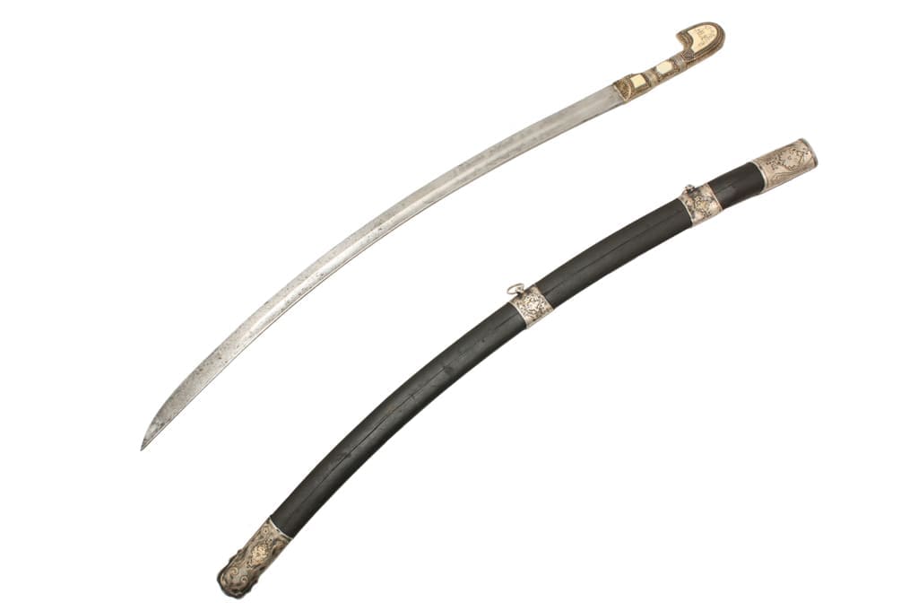 4th  class Saint Anna order Anninsky award weapon of the commandant of Tiflis Gabashvili.jpg