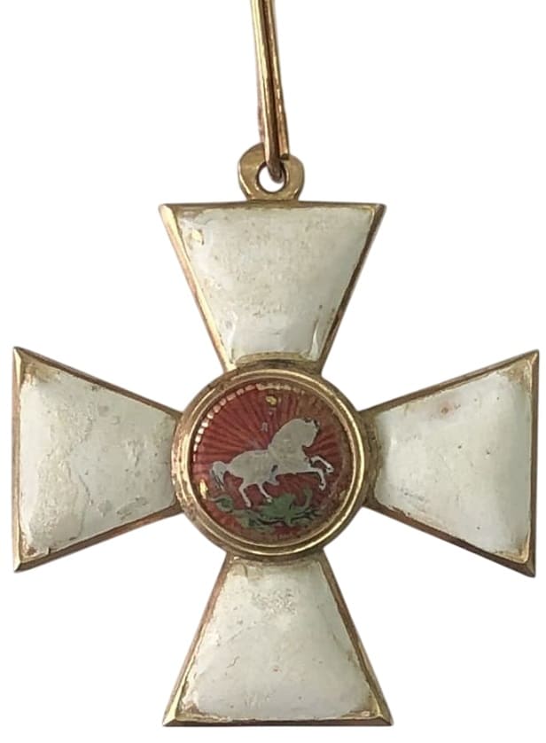 4th class Saint George cross of Lieutenant General Nikolai Nikolaevich  Stogov.jpg