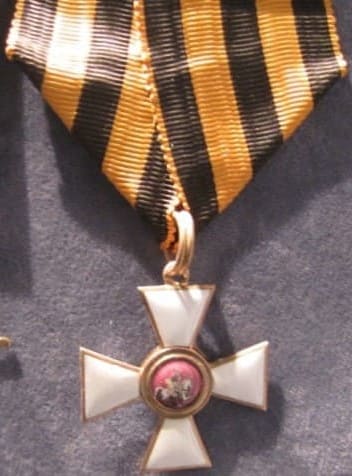 4th class Saint George order awarded to Colonel Andrew Francis Barnard.jpg