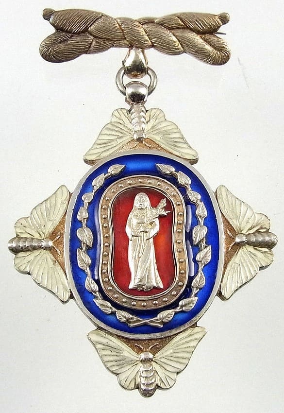 5th class Meritorious Service Badge of Great Japan Sericulture Association 大日本蚕糸会五等有功章.jpg