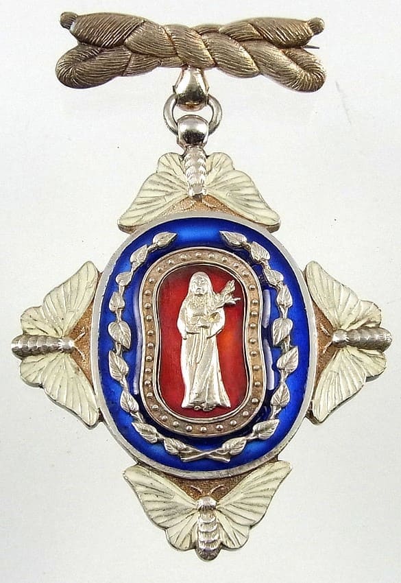 5th class Meritorious Service Badge of Great Japan Sericulture Association 大日本蚕糸会五等有功章.jpg