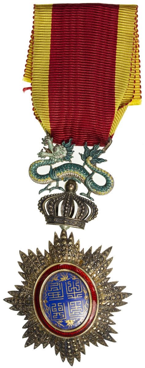 Orders of the Dragon of Annam made by Kretly, Paris Medals of Asia