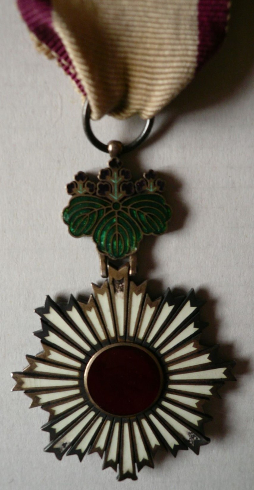 5th class Rising Sun order awarded to German Engineer G.A. Greeven in 1878.jpg