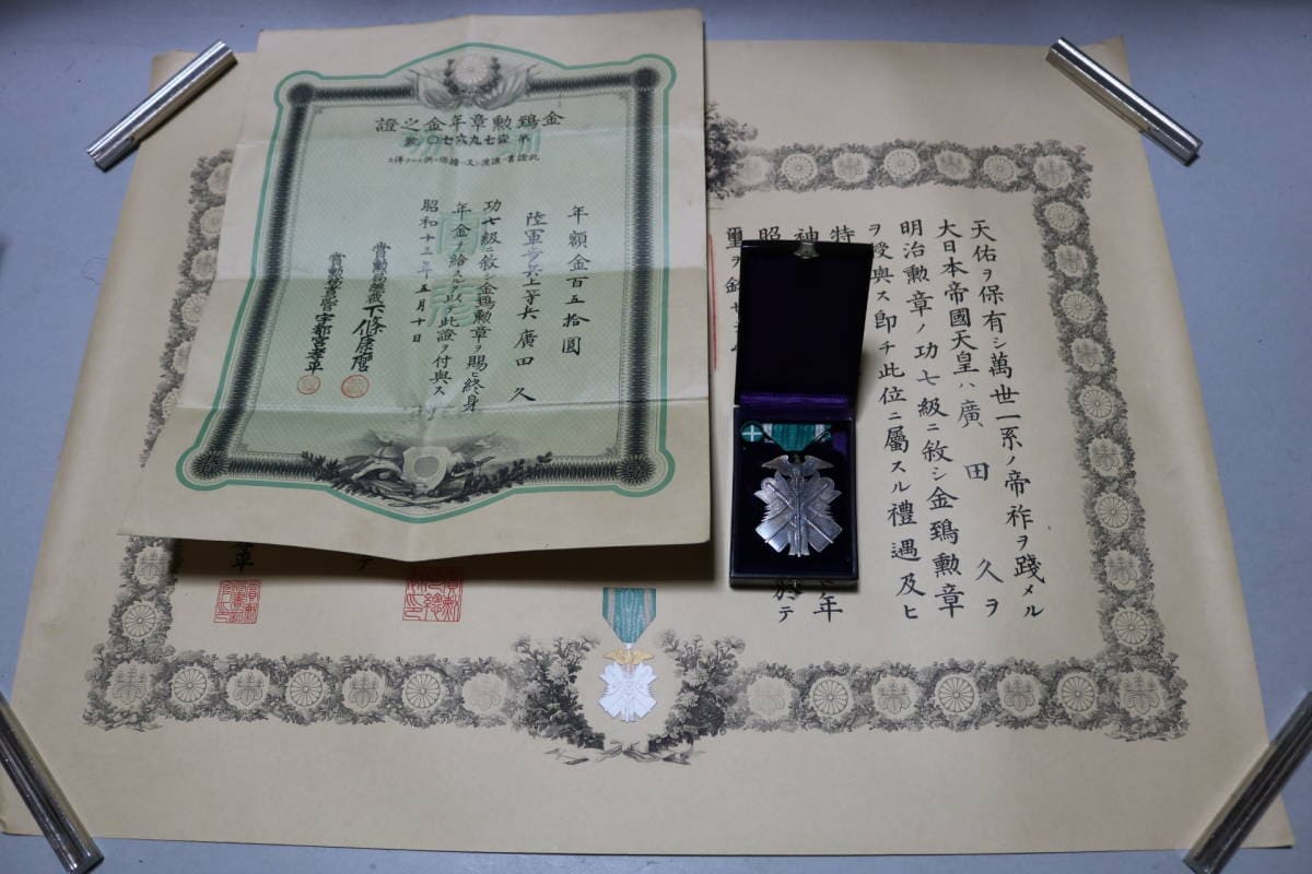 7th class Order  of Golden Kite posthumously awarded in 1938.jpg