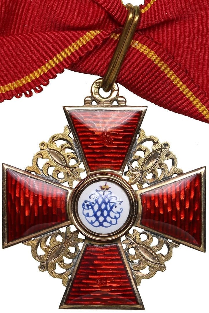 Abzeichen des St. Anna-Ordens 3. Klasse IK  1866.jpg