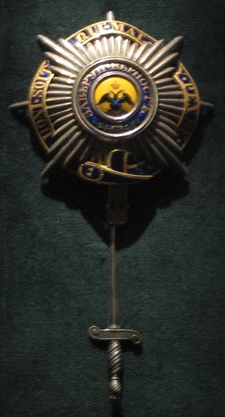 Alexander I’s  Breast Star of St. Andrew Order combined with the  Order of the Garter.jpg