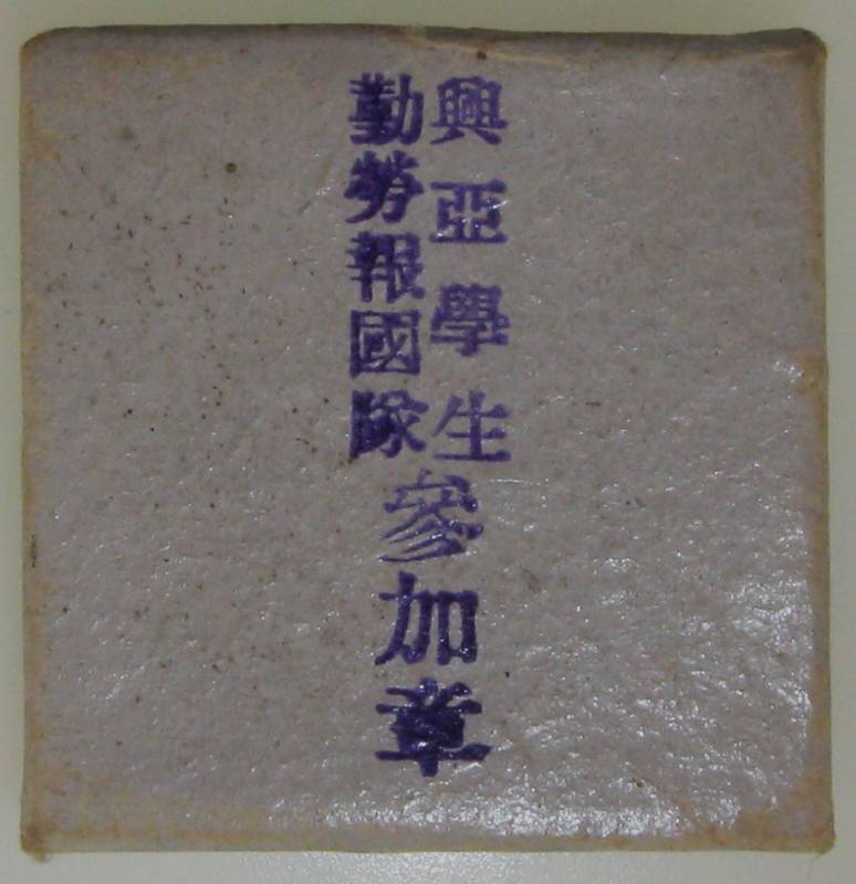 Asia Development Student Labor  Volunteer Corps Participation Badge.JPG