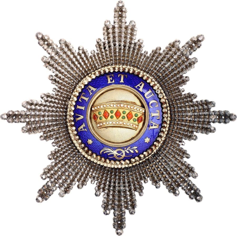 Austria Order of the Iron Crown Breast Star Rothe.jpg
