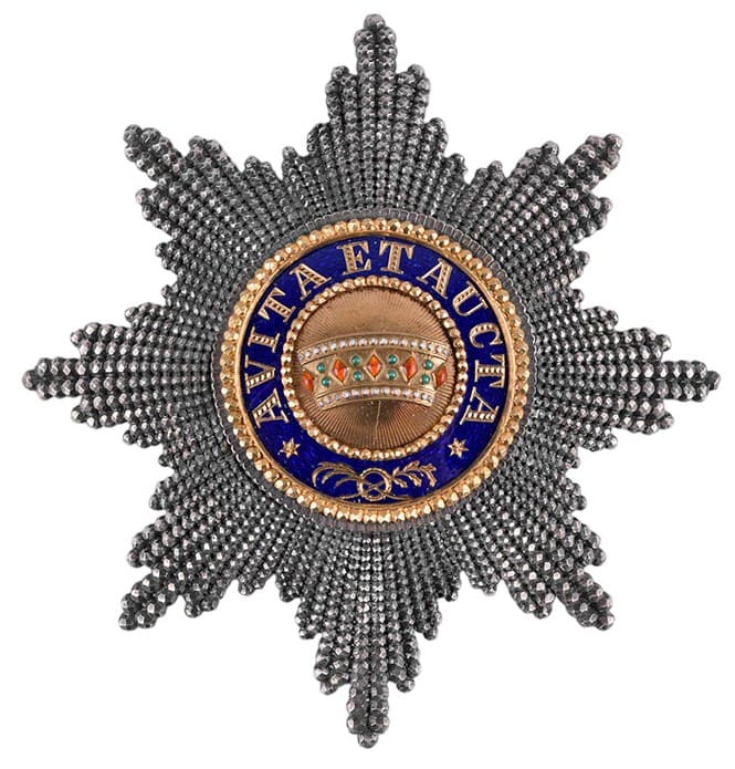 Austria Order of the Iron Crown Breast Star Rothe.jpg