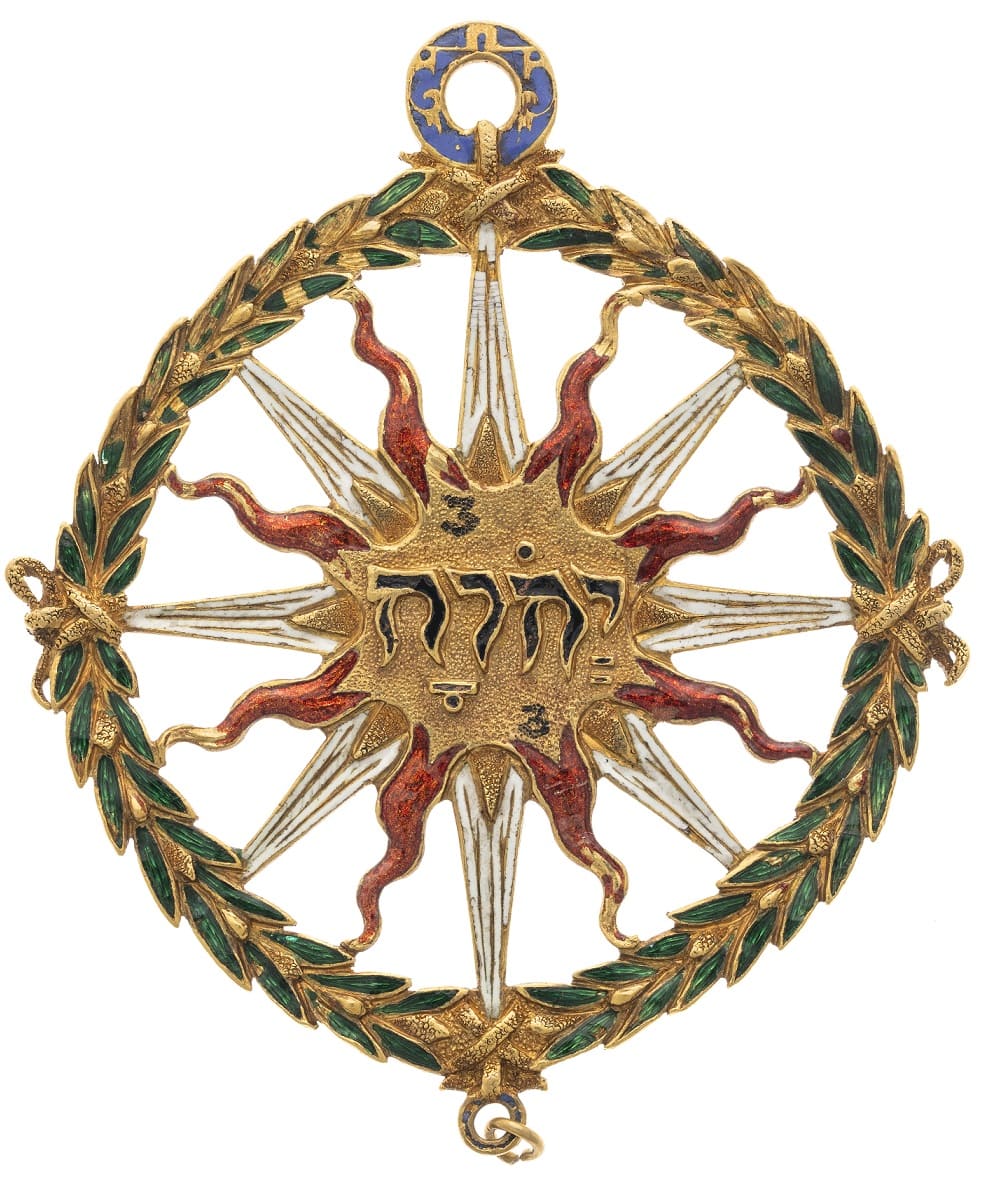 Badge of the Royal Order of Jehova made by Ruprecht Miller, Stockholm.jpeg