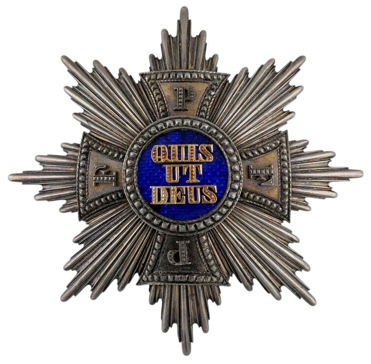 Bavarian Royal Merit Order of St. Michael Breast Star made by Godet.jpg