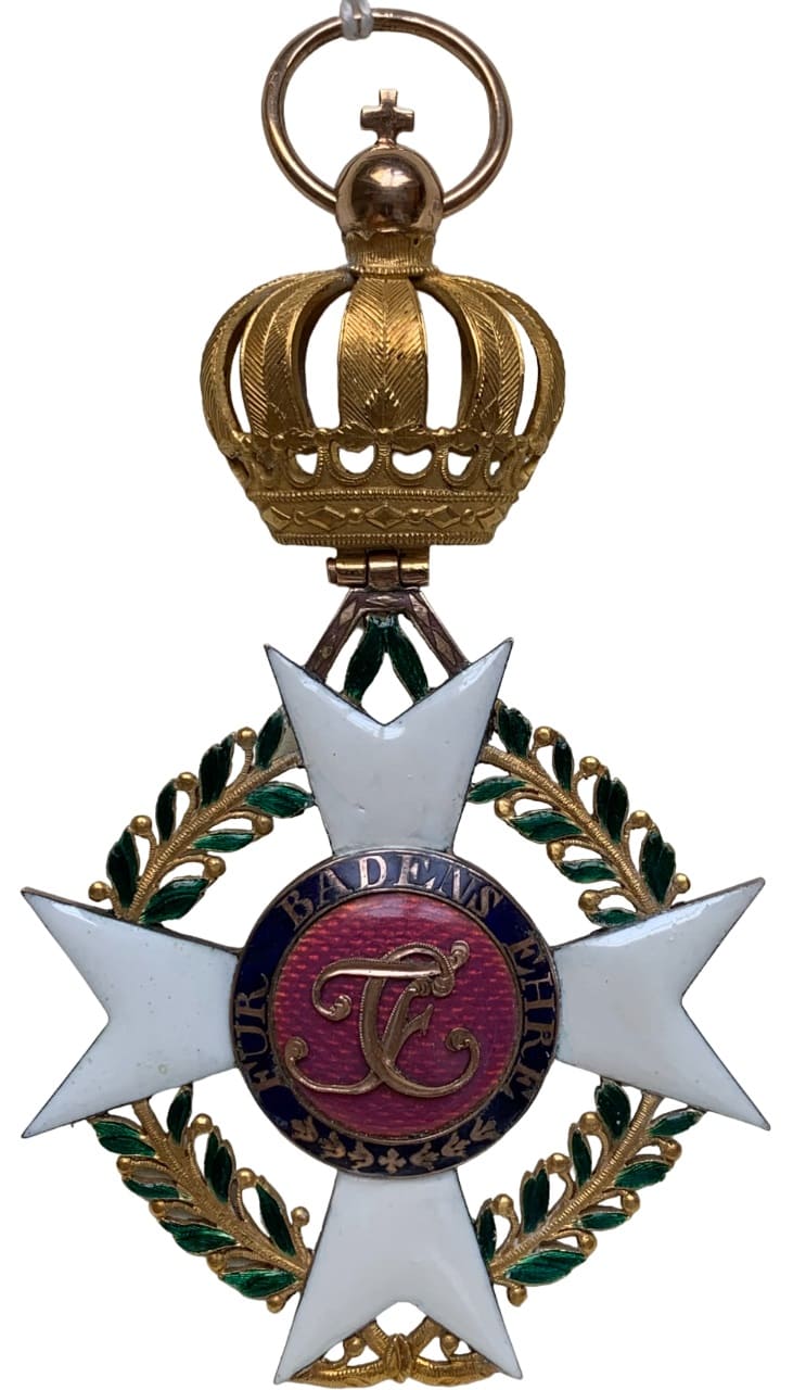 Bijou GC de l'ordre militaire Karl-Friedrich (Bade) du Maréchal Molitor.jpg