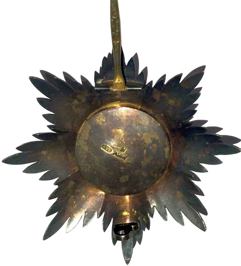 Breast star of  St.Stanislaus Order  for Non-Christians made by Albert Keibel.jpg