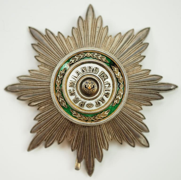 Breast star of St. Stanislaus order with a fake medallion for Non-Christians.jpg