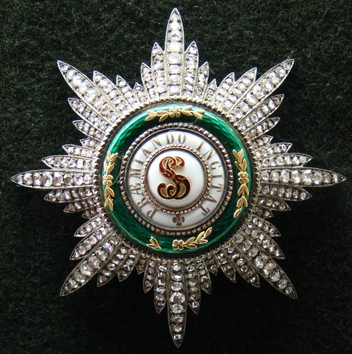 Breast star of the Order  of Saint Stanislaus of Peter Don Pedro Christophersen.jpg
