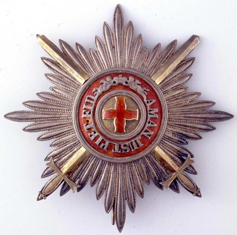Breast star of the Order of St.Anna 1st class with swords (awarded in 1901)..jpg