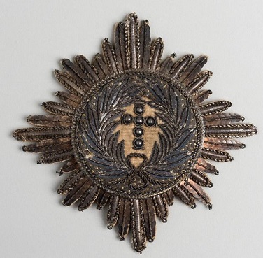 Breast Star of the Order of the Elephant awarded in 1815 to   Talleyrand.jpg