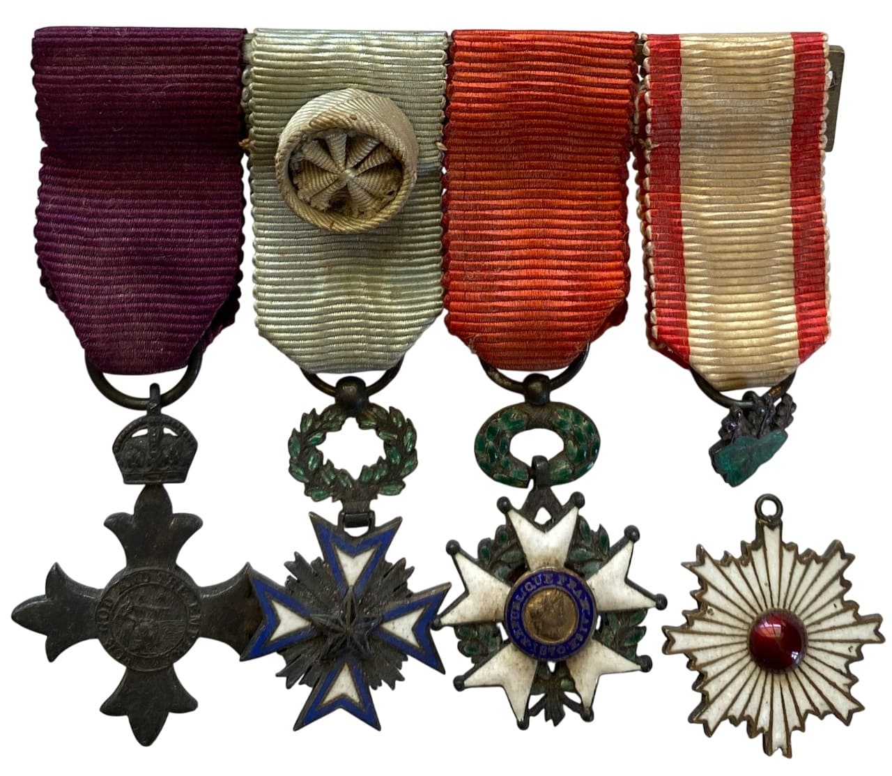 British-made group of miniatures with Rising Sun order.jpg