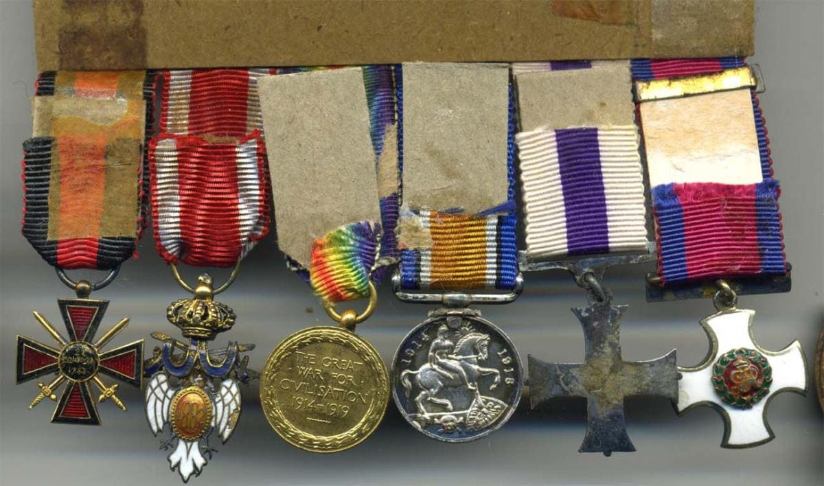 British-made miniature group  with St.Vladimir order with swords.jpg