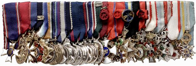 British Miniature Group with Japanese Order of Lieutenant Colonel Sir Derek William George Keppel.jpg