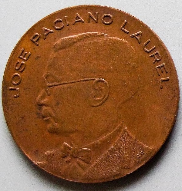 Bronze Jose Laurel   Medal, 1943.jpg