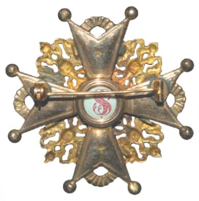 Brooch made  out of Eduard-made Saint Stanislaus order.jpg