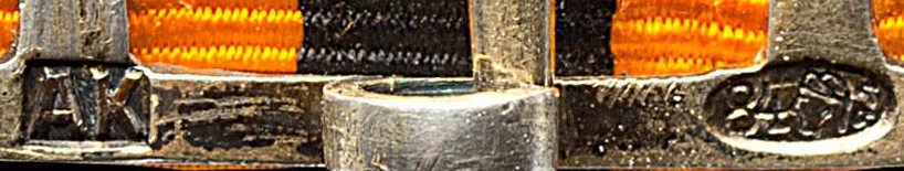 Cased badge for 40 years of service  on St.George  ribbon.jpg