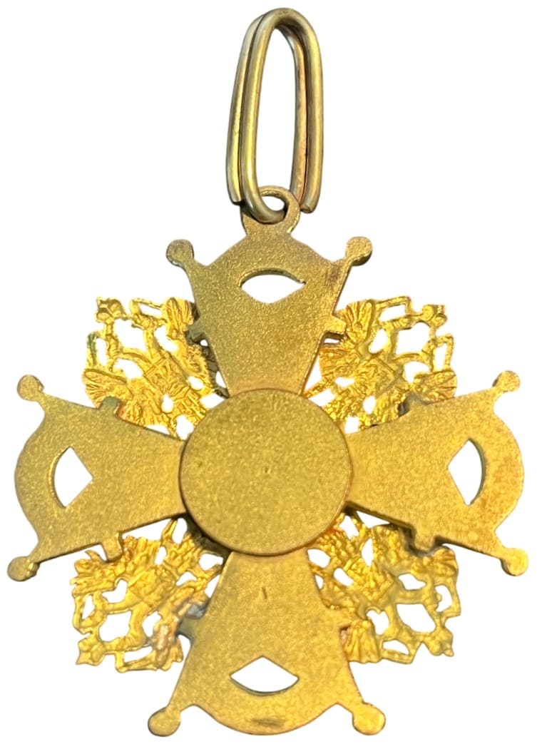 class Saint  Stanislaus order in gilded bronze.jpeg