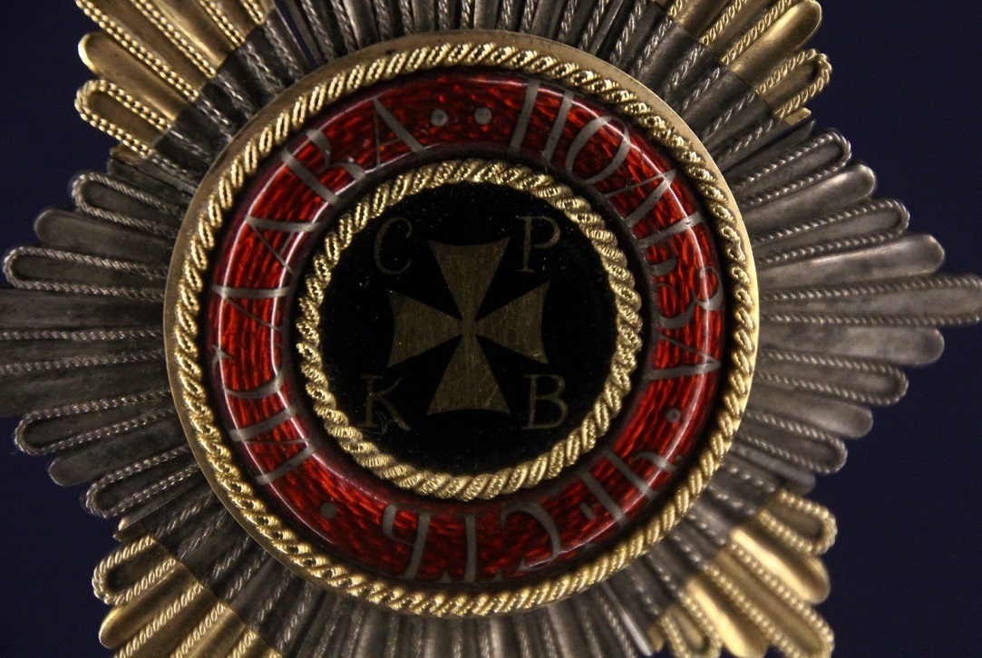 Conjoint Breast Stars of St.Alexander Nevsky and St.Vladimir  Orders of Baron Karl Yakovlevich Buhler.jpg