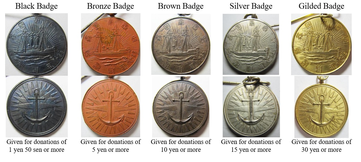 Construction of the  Imperial Volunteer Fleet Donation Badge Table.jpg