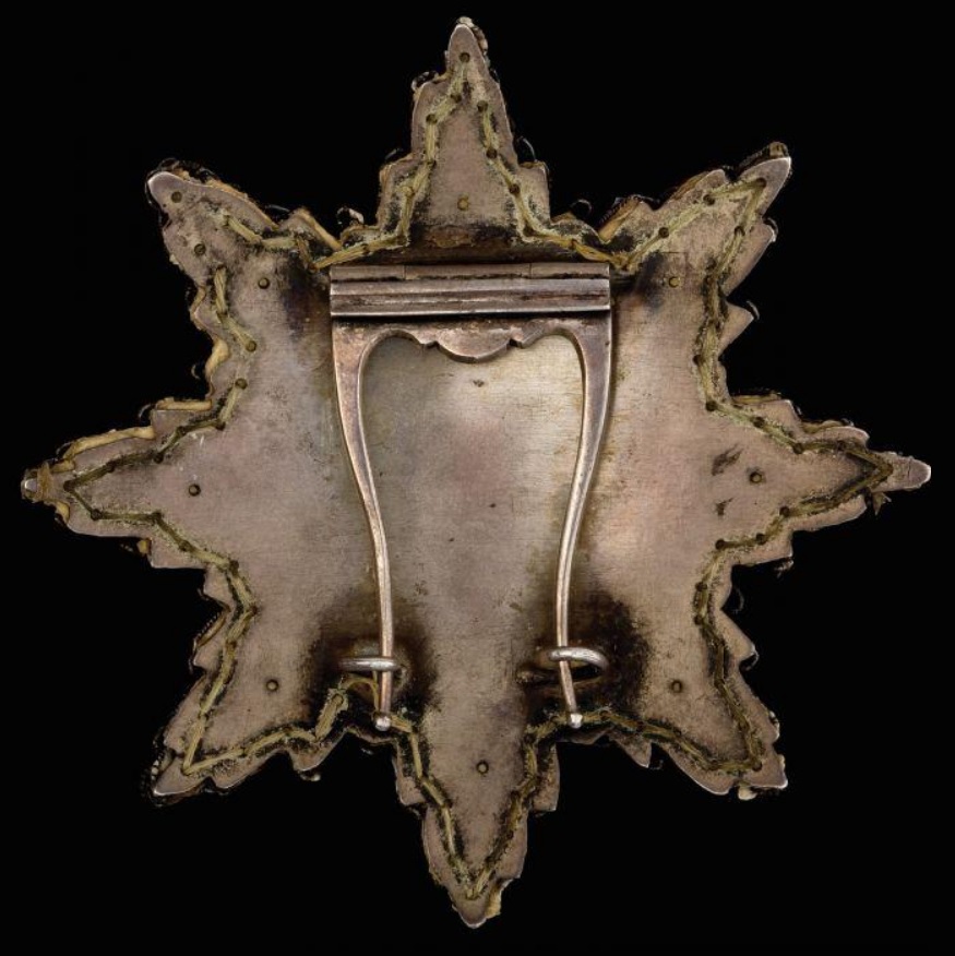 Converted embroidered  breast star of the Order of Saint Anna.jpg